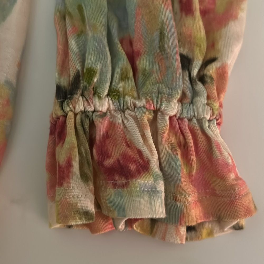 Soft Surrondings Floral Pink and Green Women's Top size XS - Picture 3 of 6